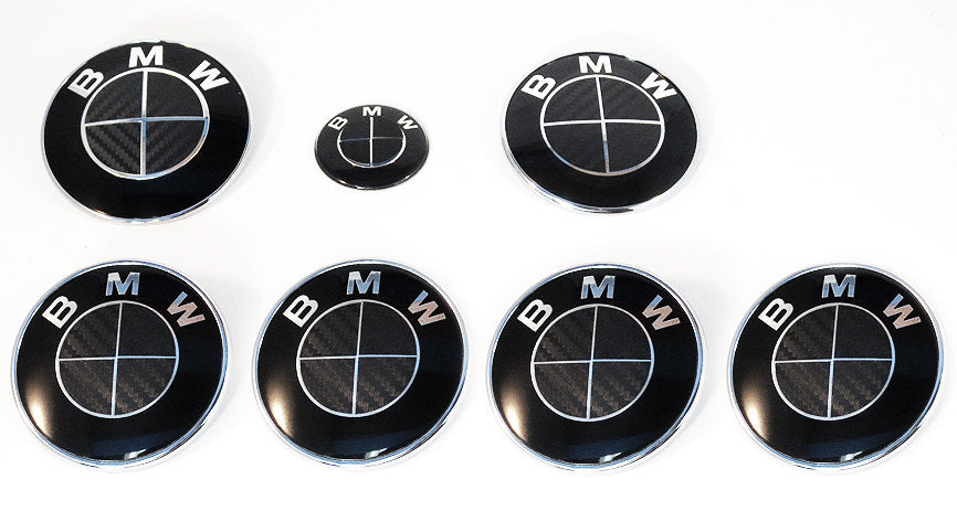 Carbon Full Black Vinyl Overlays for Bmw Badge