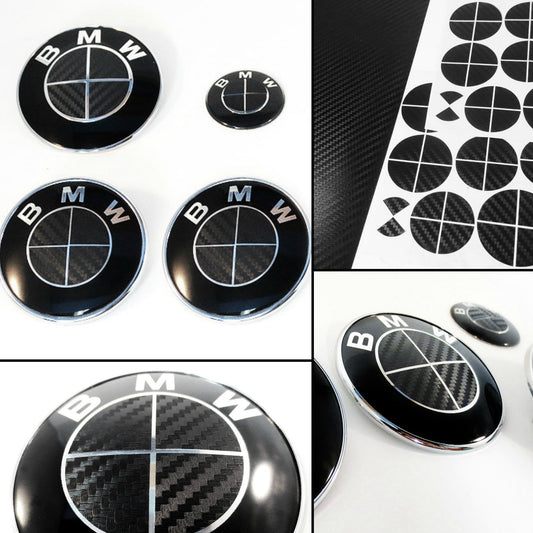 Carbon Fiber Black Inserts for Bmw Badge